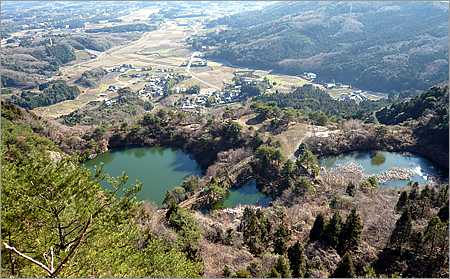 山頂より公園を望む